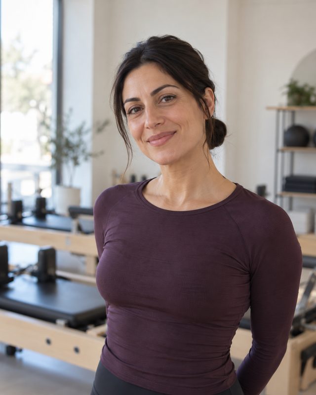 Portrait of Danae, Pilates instructor